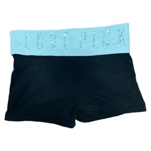 Victoria's Secret PINK Foldover Shorts with Sequin Waistband